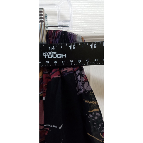 Vintage Bechamel Skirt Womens Sz L Rayon Artsy Geometric Elastic Waist Colorful - Picture 5 of 9